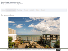 Tablet Screenshot of beachcottagenorfolk.co.uk